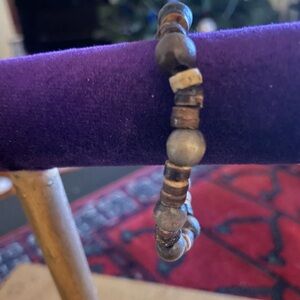 2 for $10 wood like beaded bracelet
